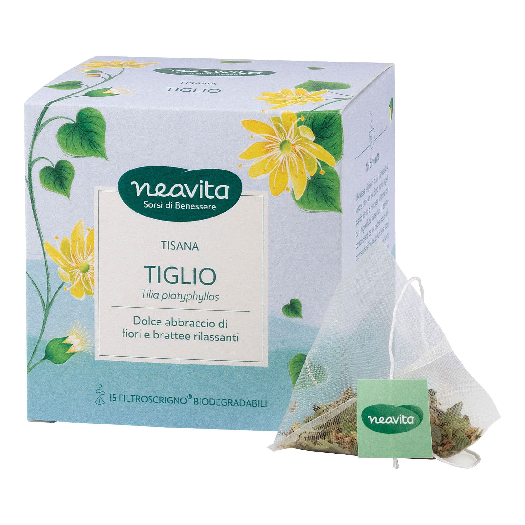 Neavita Tisana Tiglio Bio e Brattee, 15 filtroscrigno