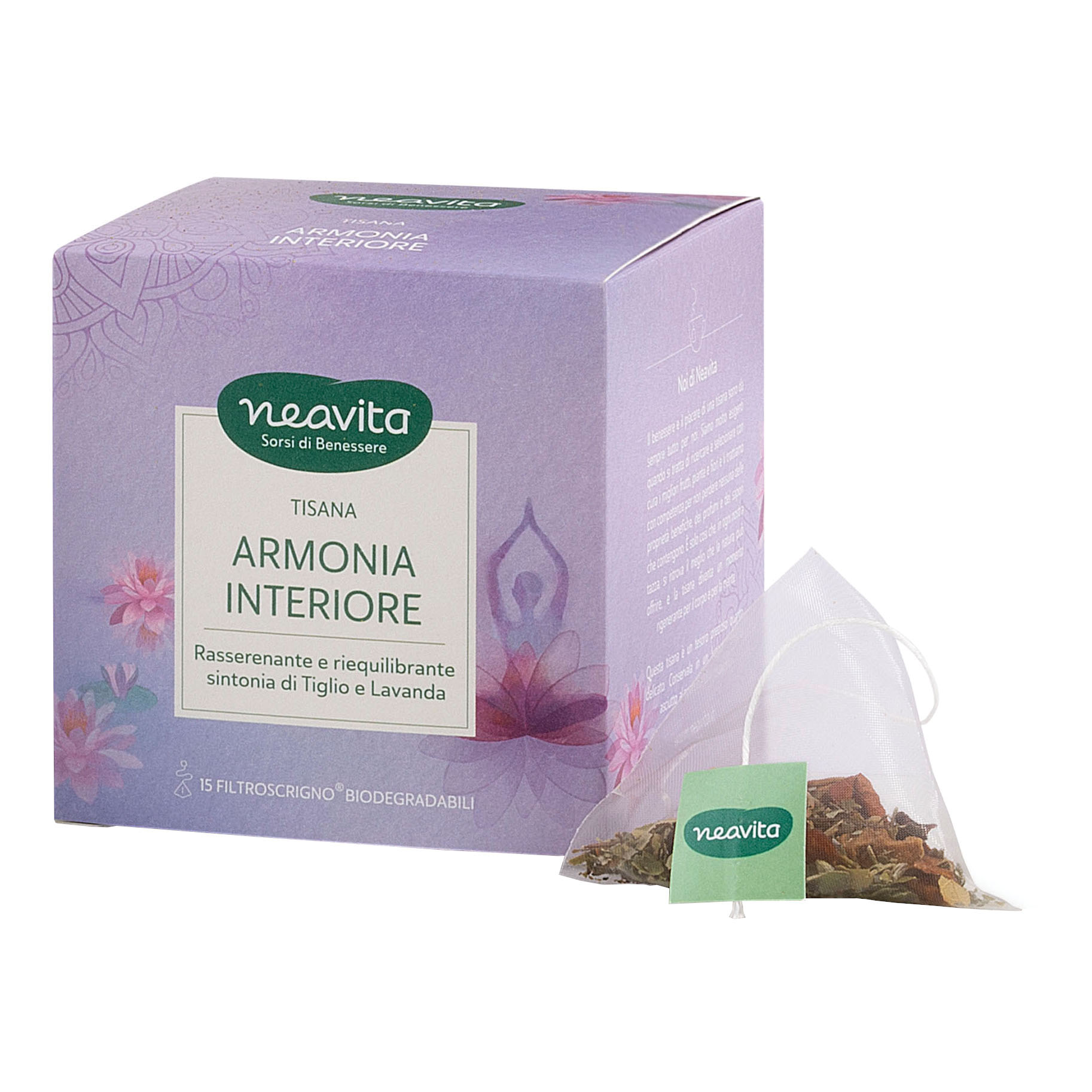 Neavita filtroscrigno armonia interiore 15 x 2,8 g