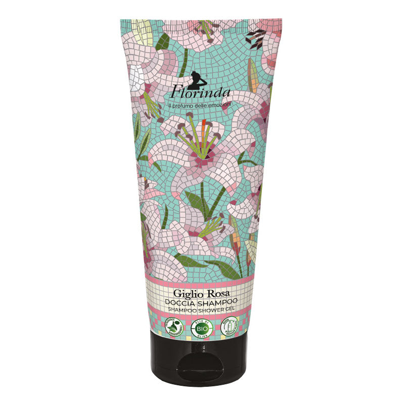 Florinda Giglio Rosa | Doccia Shampoo Mosaici Italiani | 200 ml