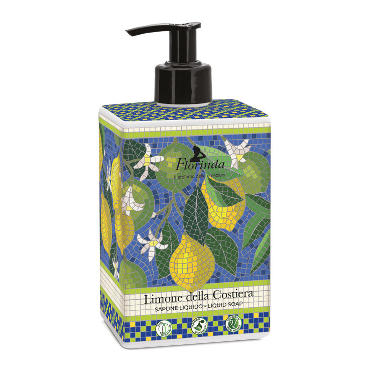 Florinda Limone della Costiera | Sapone Liquido Mosaici Italiani | 500 ml
