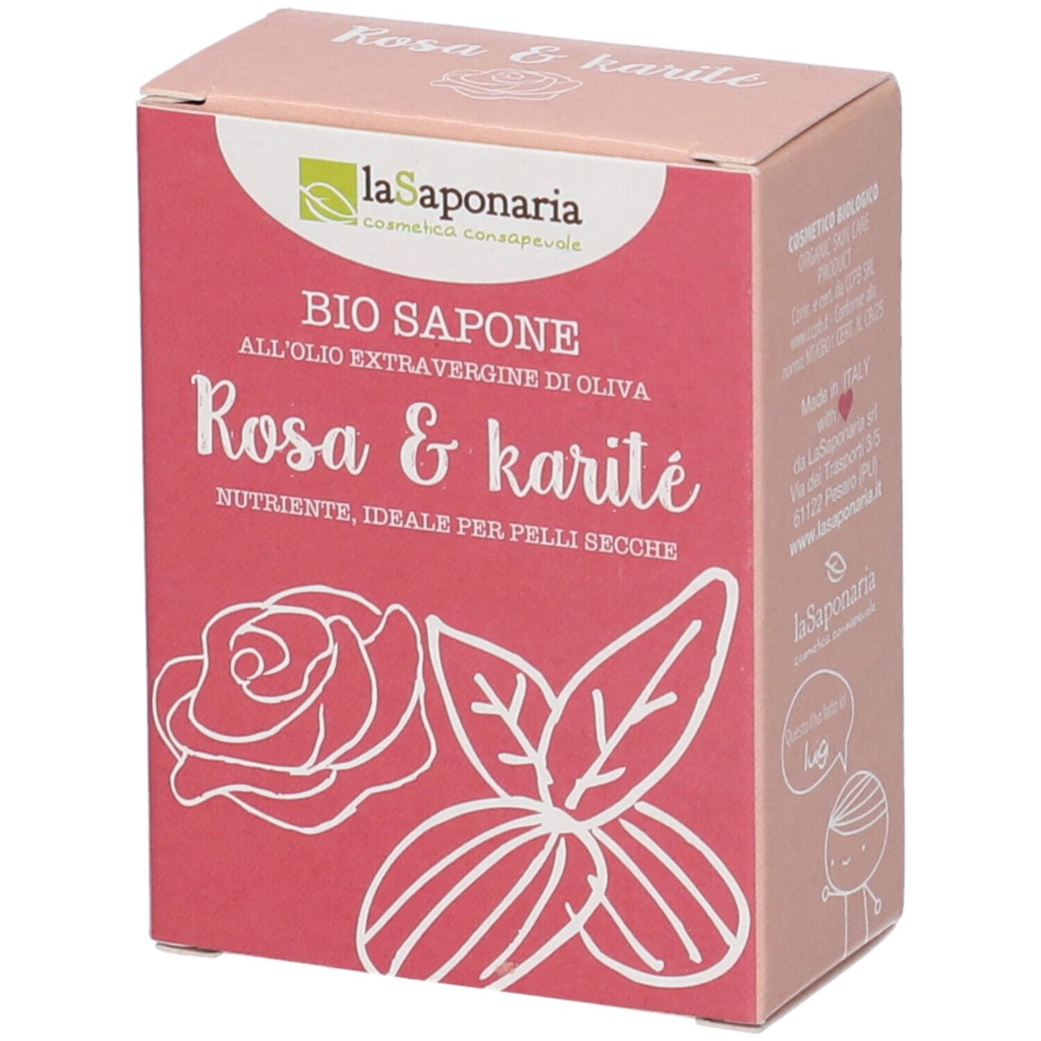 La Saponaria Rosa E Karite' 100 g Sapone — confronto prezzi