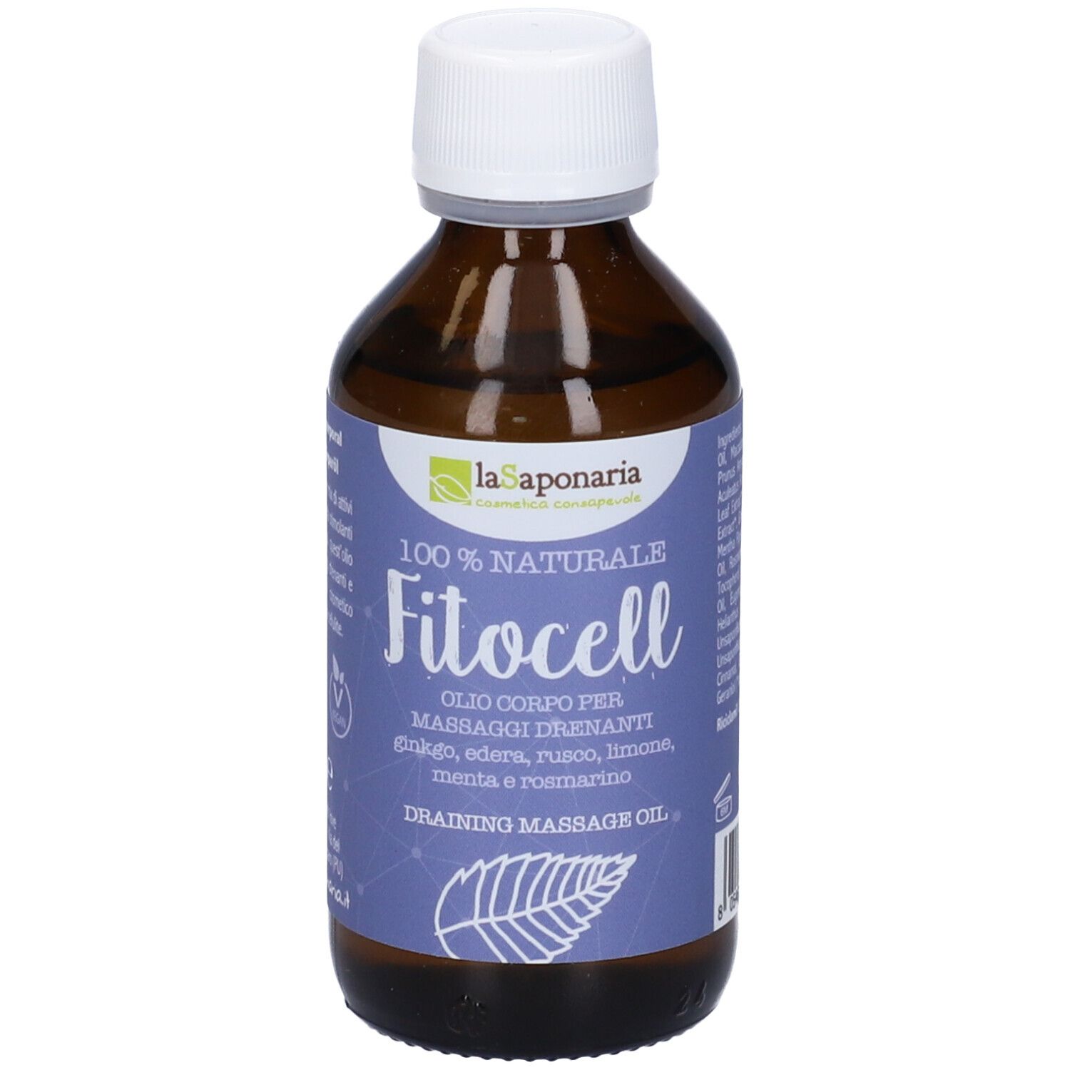 La Saponaria Fitocell Olio Da Massaggio 100 ml da massaggio