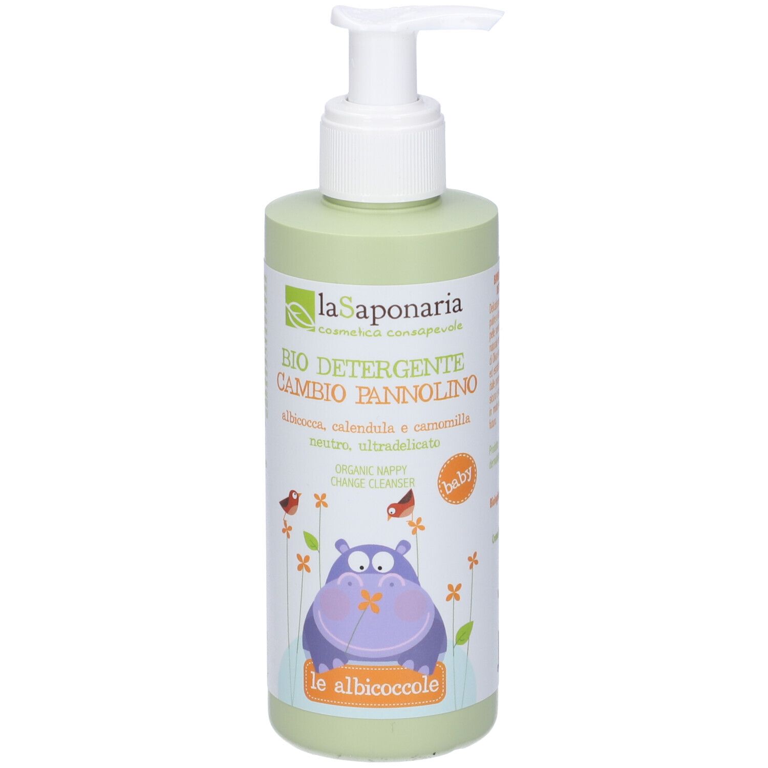 La Saponaria Detergente Cambio Pannolino 190 ml Gel detergente