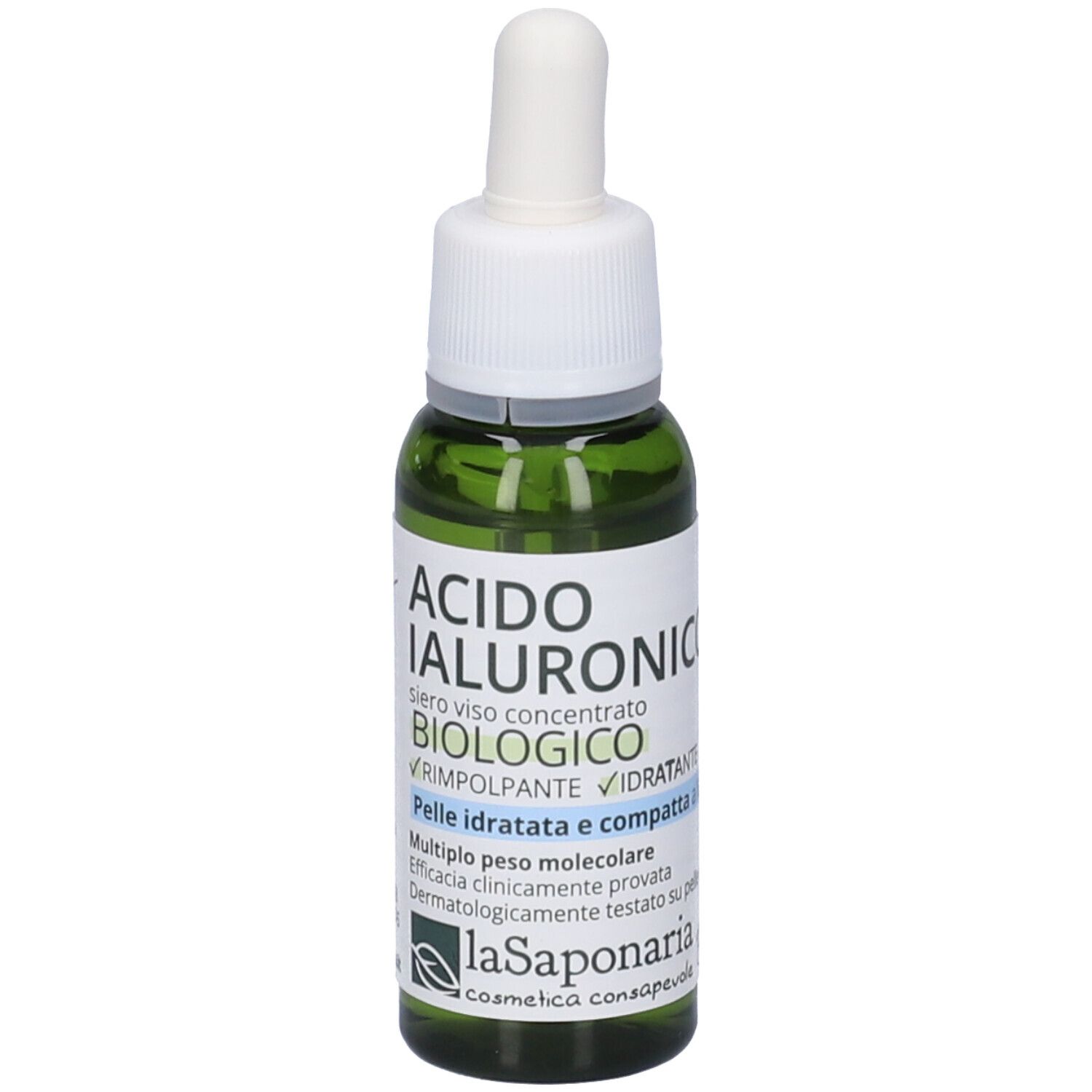 La Saponaria Acido Ialuronico Multiplo Peso Molecolare 30 ml Gocce