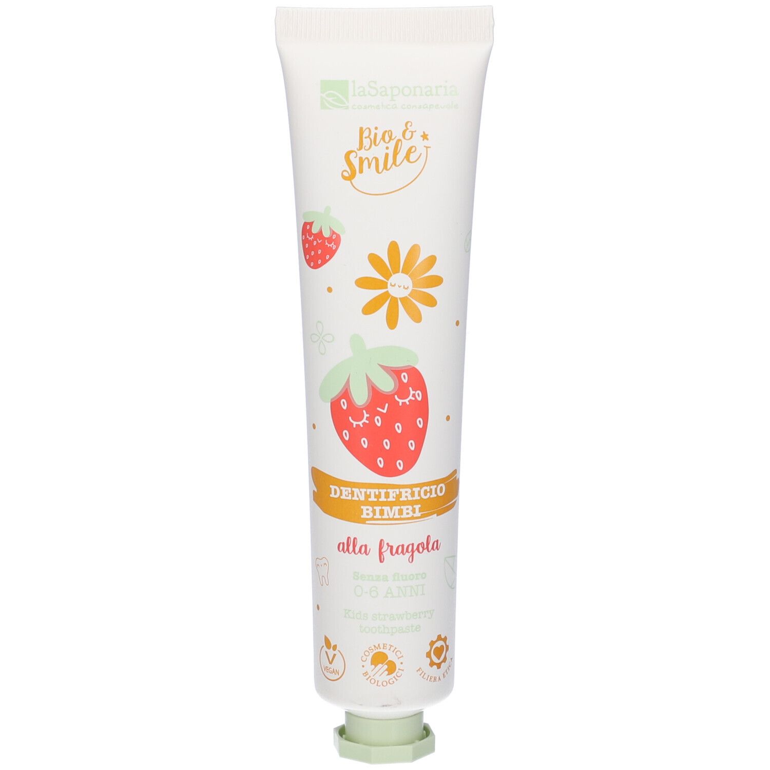 La Saponaria Dentifricio Lenitivo Bimbi Fragola 75 ml