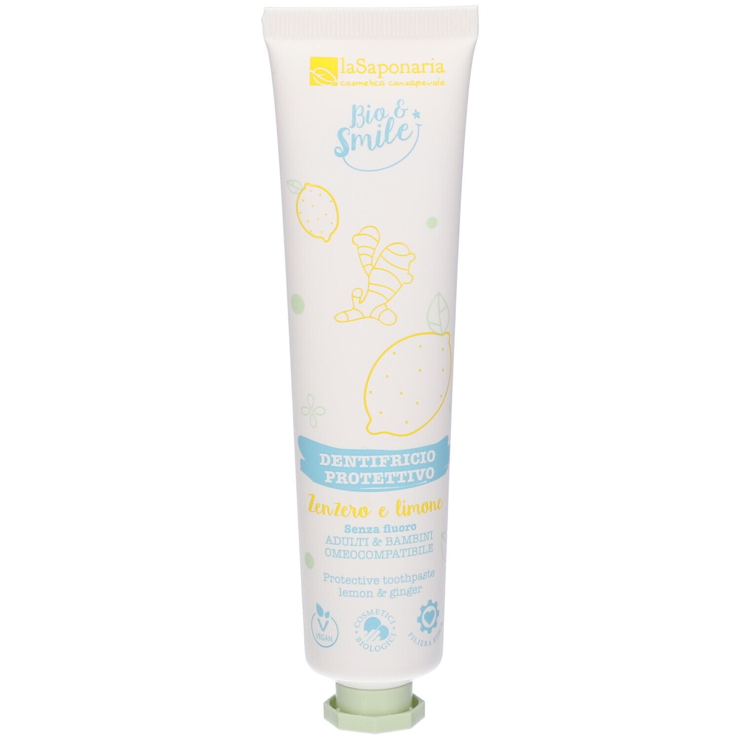 La Saponaria Dentifricio Protettivo Zenzero&Limone 75 ml