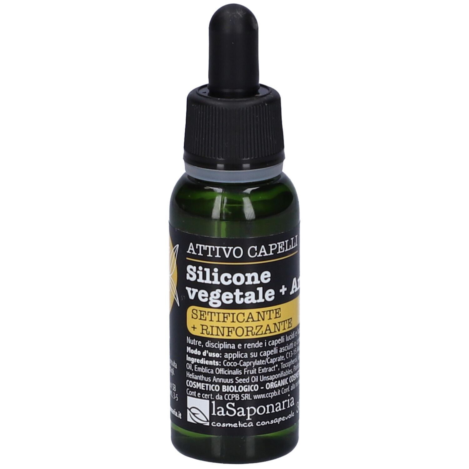 Attivo Capelli Silicone Vegetale + Amla 30 ml Olio
