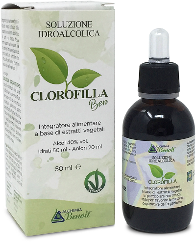 Clorofilla Ben Integratore Per Detossificazione E Benessere Intestinale Soluzione Idroalcolica Gocce Orali 50ml