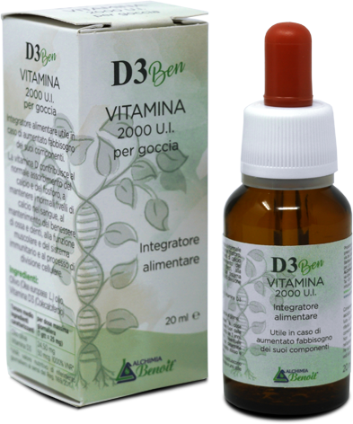 Alchemia Benoit D3 Ben Vitamina Gocce 20 ml orali — confronto prezzi