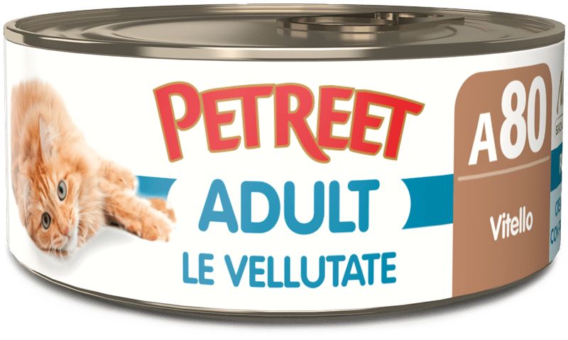 Petreet Vellutate Vitello Adult A80 24x70 g
