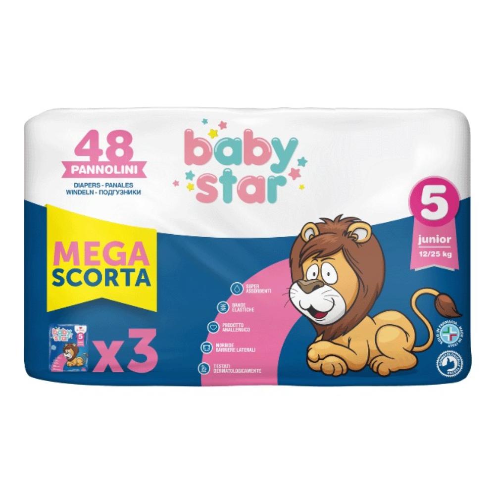 Pannolino Babystar Megascorta Taglia 5 48 Pezzi St