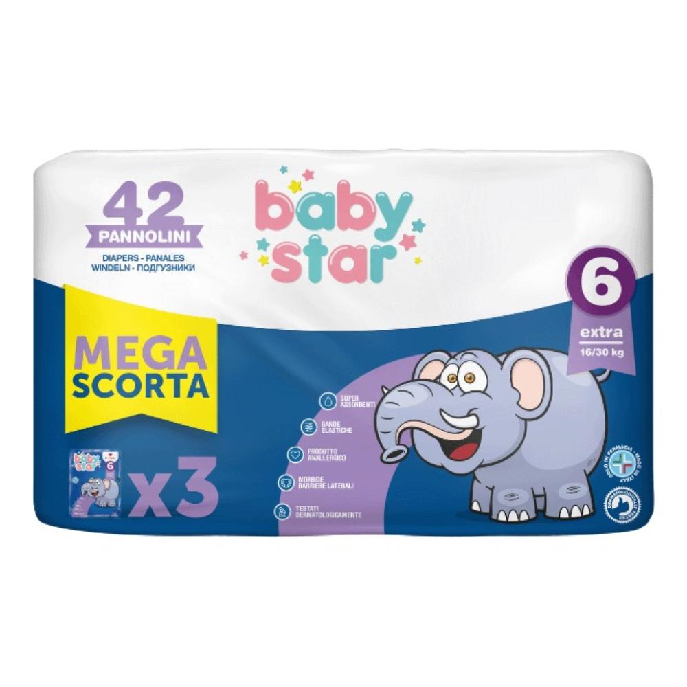 Pannolino Babystar Megascorta Taglia 6 42 Pezzi St