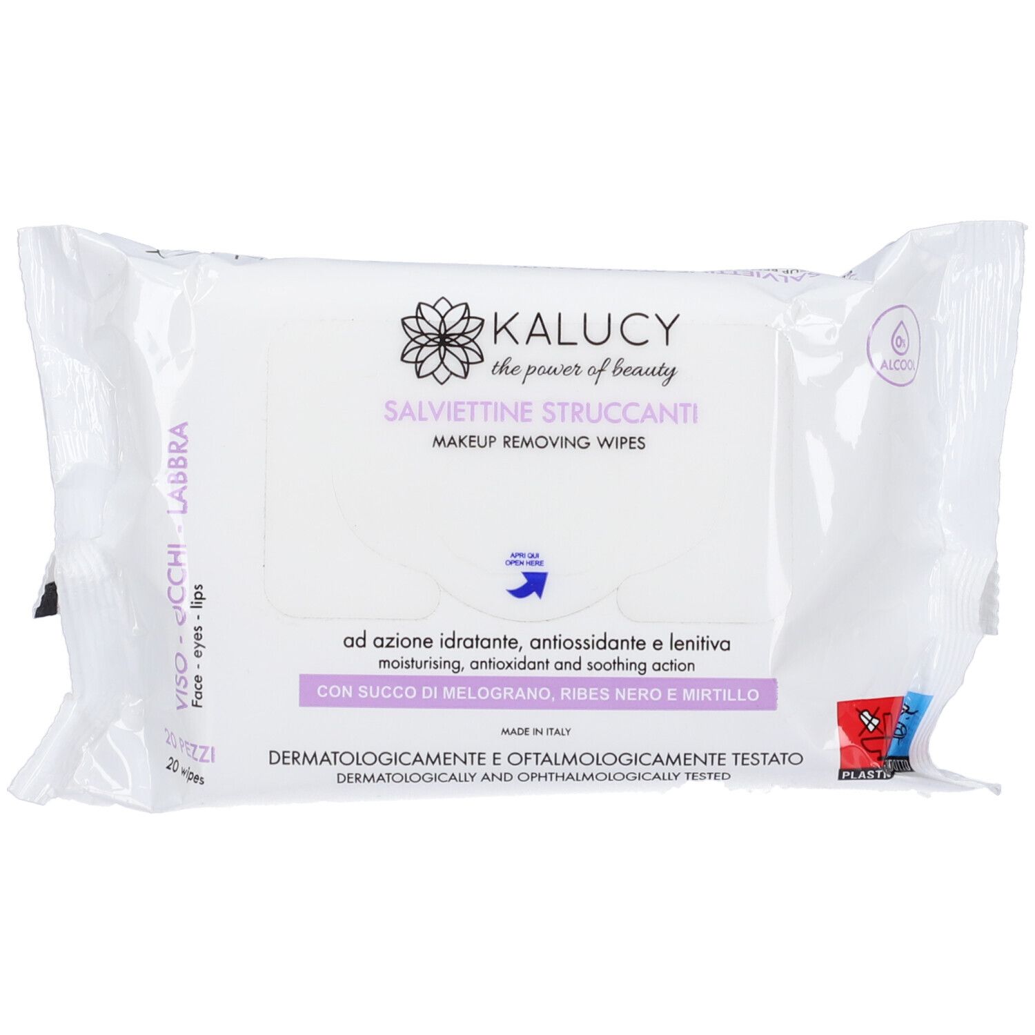 Kalucy Salviette Struccanti Pezzi 1 St