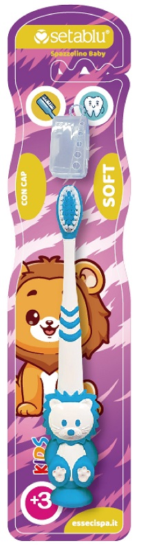 Setablu spazzolino denti baby leone