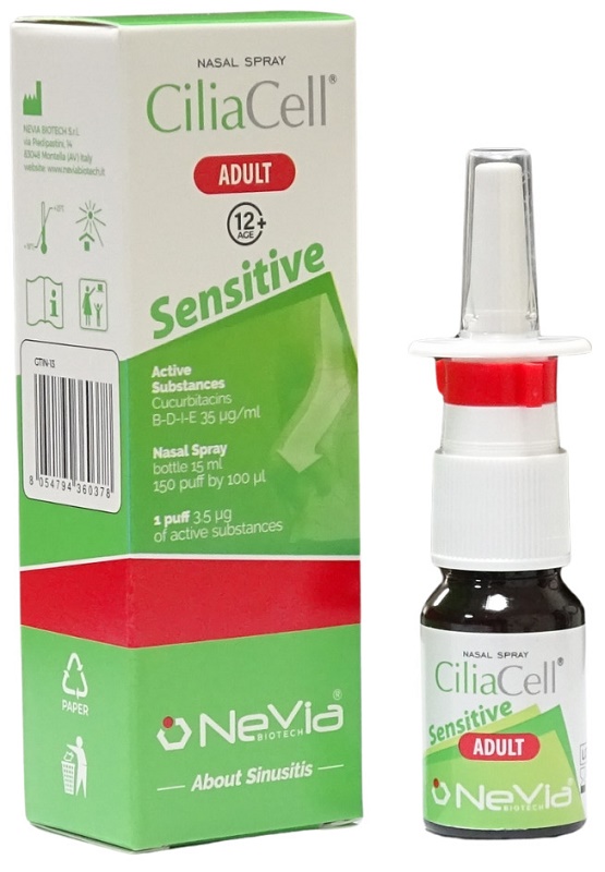Ciliacell nasal spray adult sensitive 15 ml — confronto prezzi