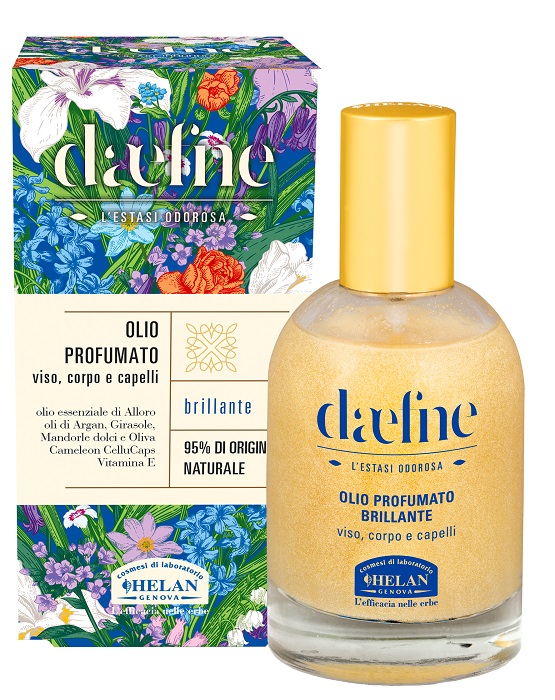 Daefne olio profumato brillante per viso corpo e capelli spray 50 ml