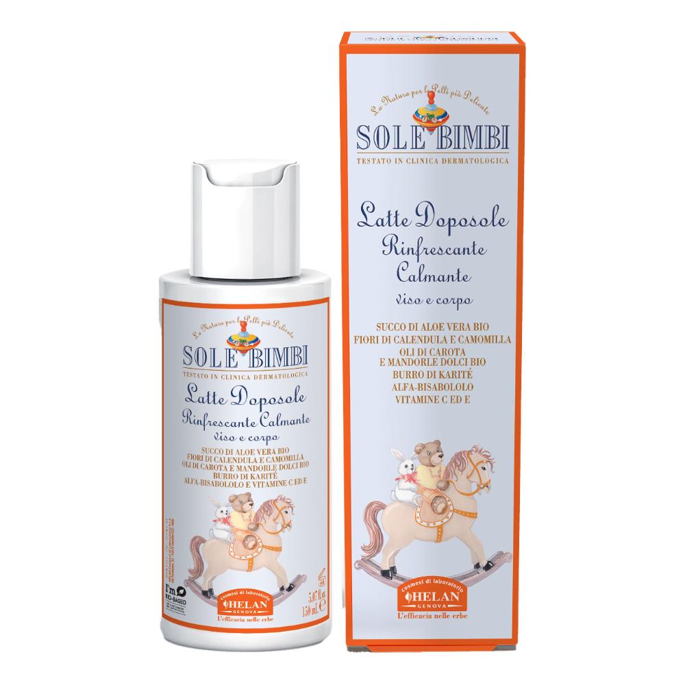 Helan Sole Bimbi Latte Doposole Rinfrescante Calmante Viso E Corpo 150ml