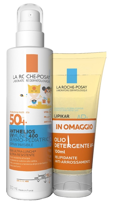 Anthelios spray uvmune dermoped 200 ml + olio 100 ml — confronto prezzi