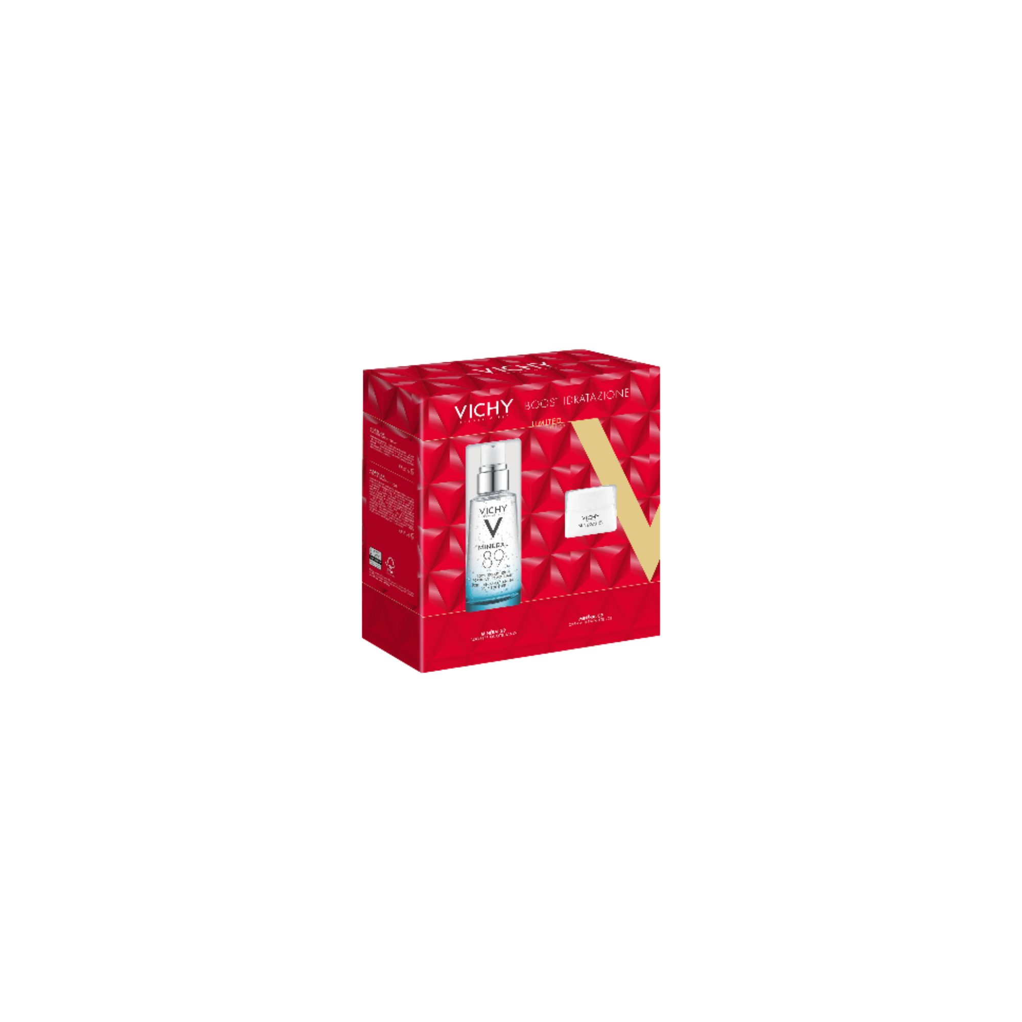 Cofanetto Vichy Minéral 89 - Minéral 89 Booster Siero 50ml e Minéral 89 Crema 15ml