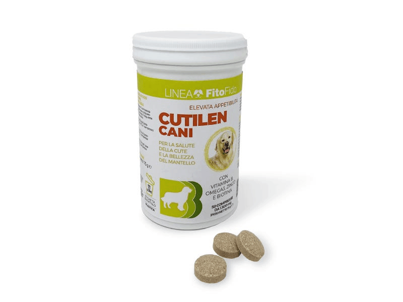 Trebifarma Cutilen Cani Integratore Salute e Bellezza del Mantello 50 Compresse — confronto prezzi