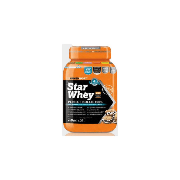 Named Sport Star Whey Isolate Cookies&Cream Integratore di Proteine Isolate del Siero del Latte 750 g — confronto prezzi