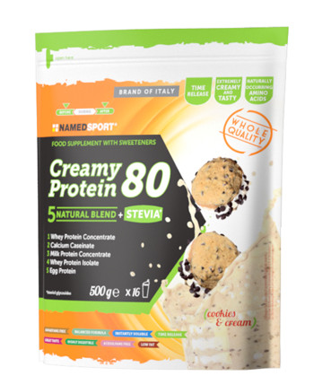 Creamy protein 80 cookies & cream 500 g — confronto prezzi