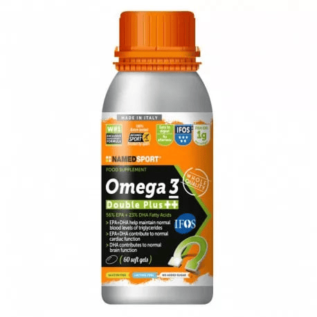 Named Sport Omega 3 Double Plus++ Integratore di Acidi Grassi 60 Soft Gel