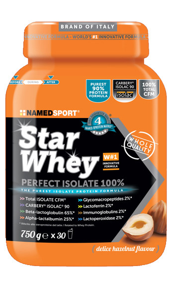 NAMEDSP.STAR WHEY HAZELNUT 750G — confronto prezzi