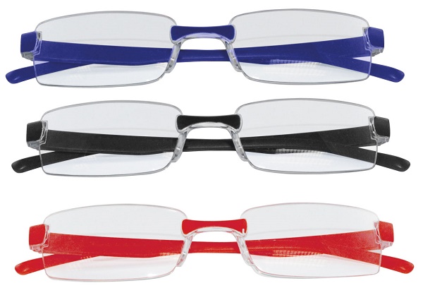Occhiale da lettura twins silver triple rosso blu nero +2,00 — confronto prezzi