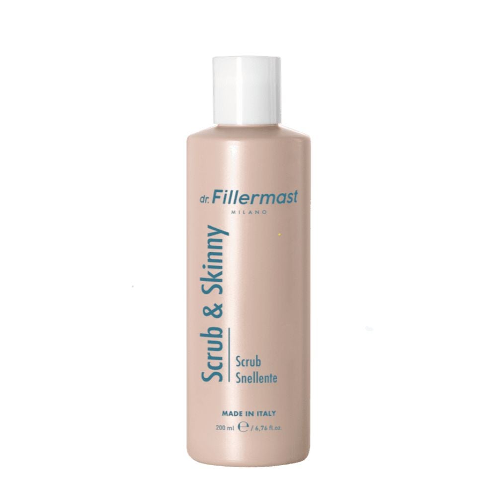 Dr. Fillermast Scrub & Skinny - Scrub Snellente esfoliante per il corpo ad azione anticellulite, 200 ml