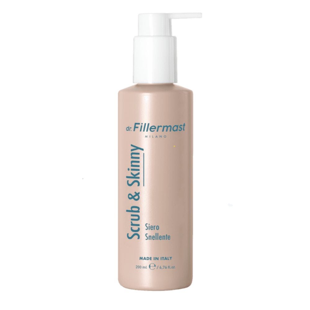 Dr. Fillermast Scrub&Skinny - Siero snellente per il corpo ad azione rassodante, 200 ml