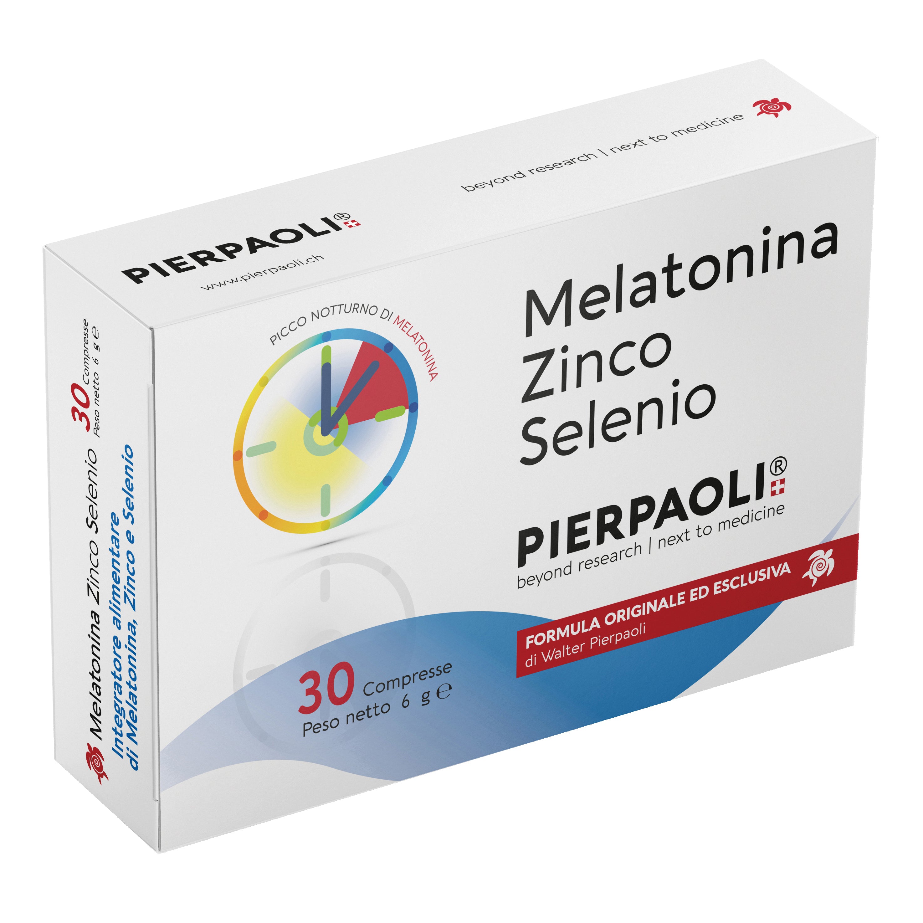 PIERPAOLI® Melatonina Zinco Selenio 30 pz Compresse