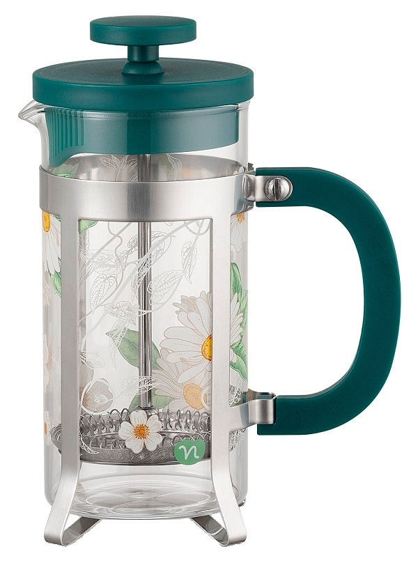 Neavita Herbarium - Tazza Infusiera con Stanfuffo Verde Capacità 350ml, 1 Pezzo