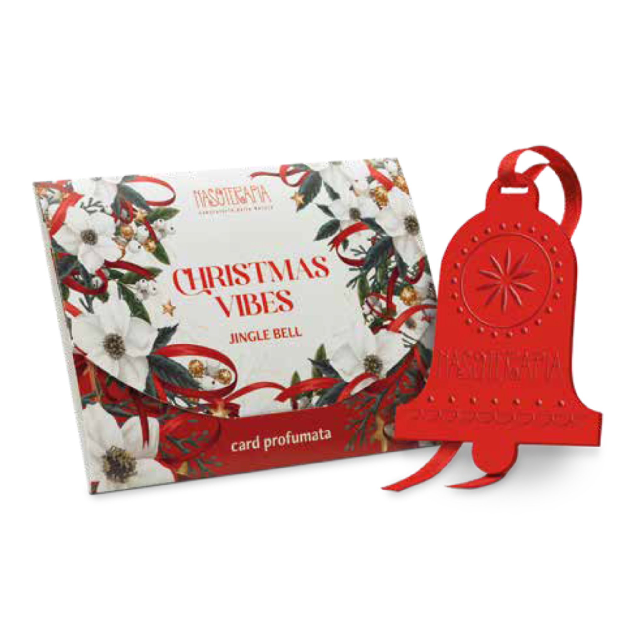 Nasoterapia card profumata singola jingle bell