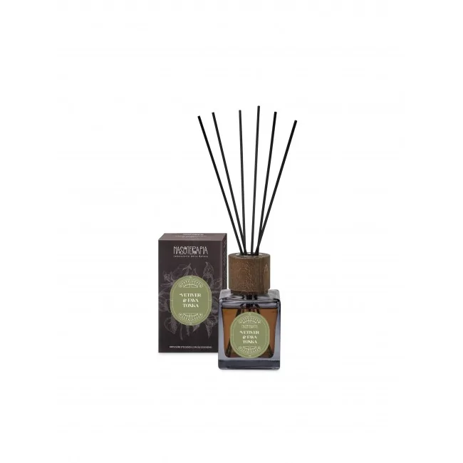 Nasoterapia Vetiver & Fava Tonka Diffusore a Bastoncini, 500ml