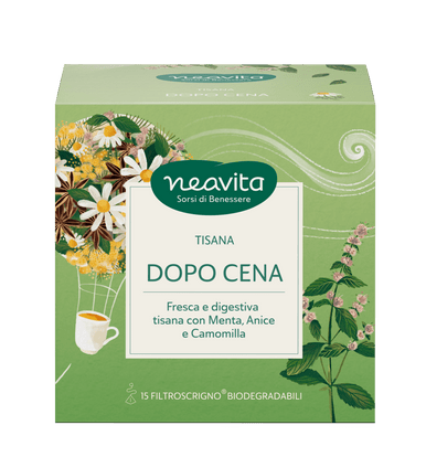 Neavita Tisana Dopo Cena Taglio Tisana Sfuso Ricarica, 45g