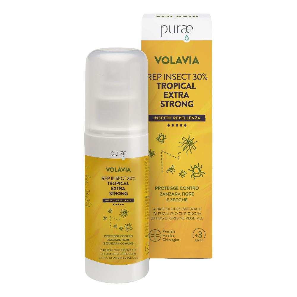 Purae Volavia Rep Insect 30% Tropical Extra Strong - Spray repellente per insetti, 75 ml — confronto prezzi