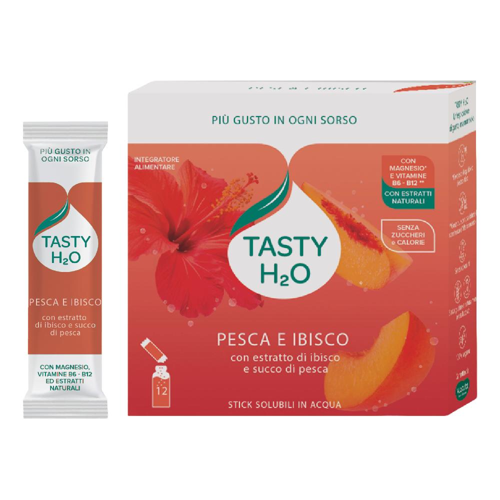 tasty h2o pesca ibisco 12 stick — confronto prezzi