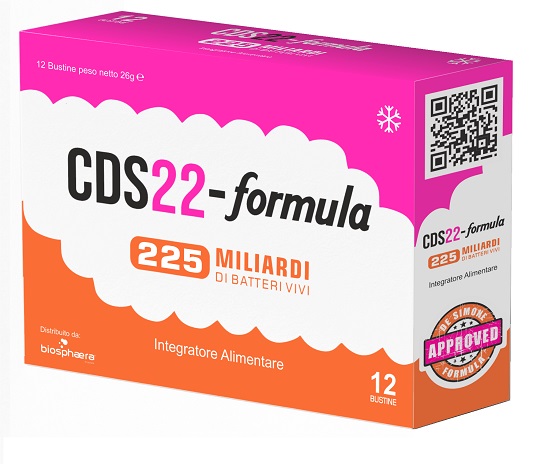 Cds22-formula 225 Miliardi Integratore Probiotico Ad Alta Concentrazione 12 Bustine