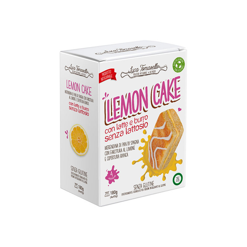 Lemon cake merendina pan di spagna 180 g