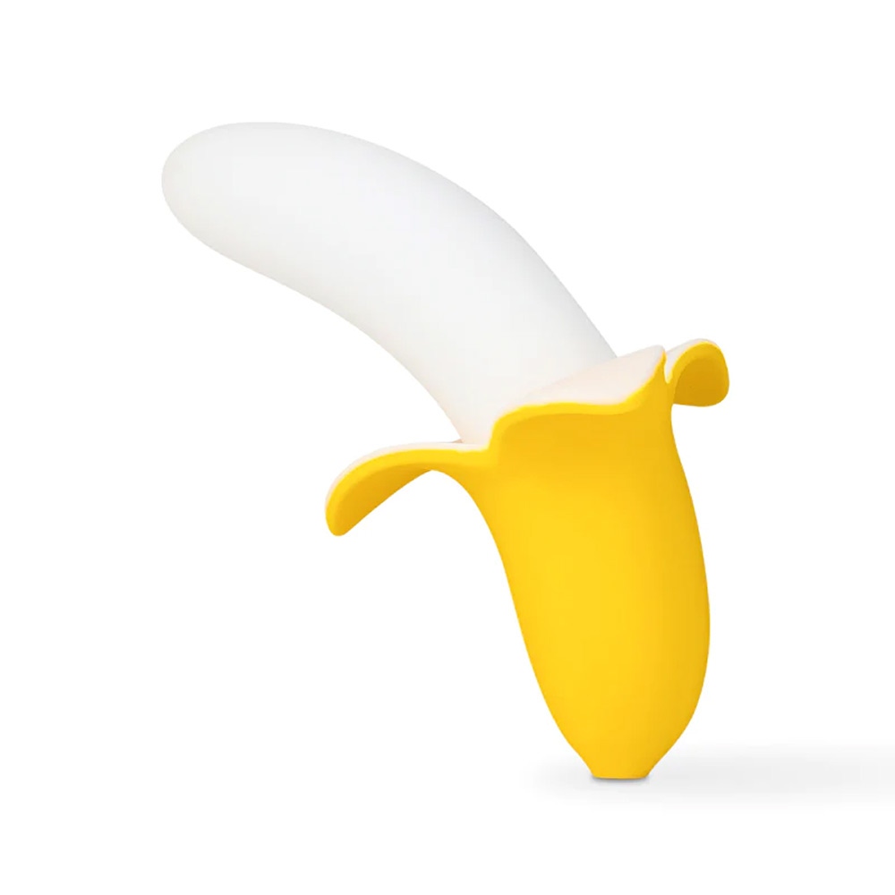 Ammicco Little Banana Mini Vibratore per Zone Erogene, 1 Pezzo