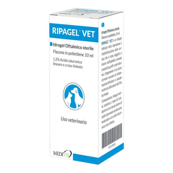 Ripagel Vet Gocce oculari idratanti per animali 10 ml
