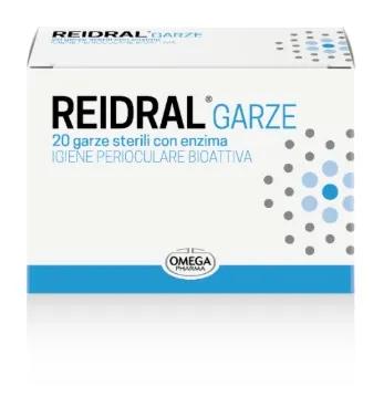 Reidral Garze Sterili con Enzima Per Igiene Perioculare 20 Pezzi