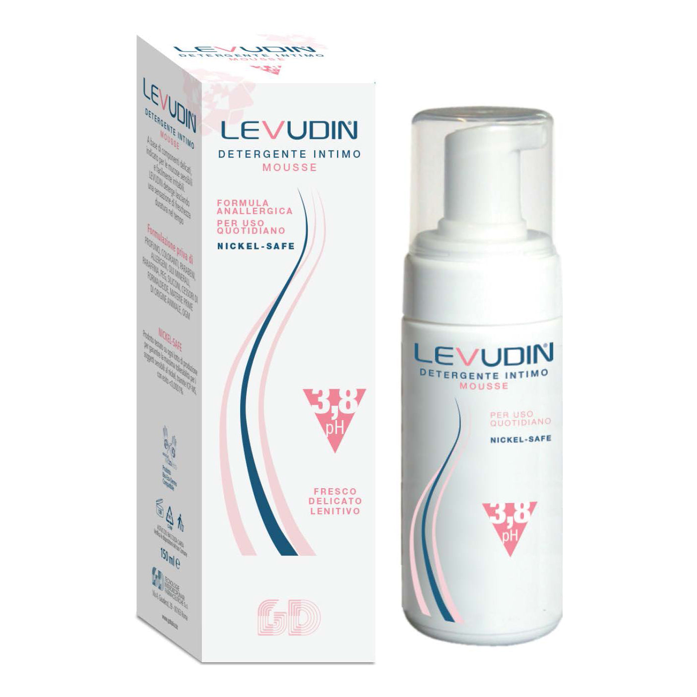 Levudin Detergente Intimo Mousse Fresco Delicato Lenitivo 150ml