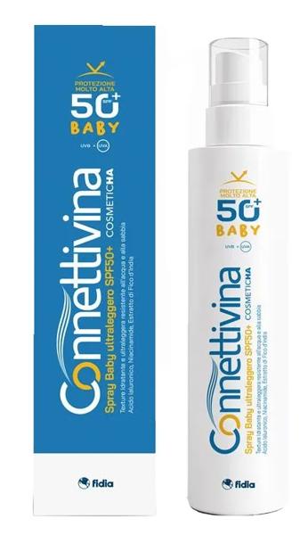 Connettivina Spray Baby 180 ml Protezione Solare Spf50+ Ultraleggero Corpo 180ml