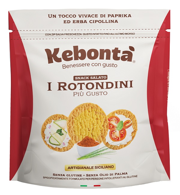 Kebonta' i rotondini snack salato piu' gusto 150 g + 30 g in omaggio