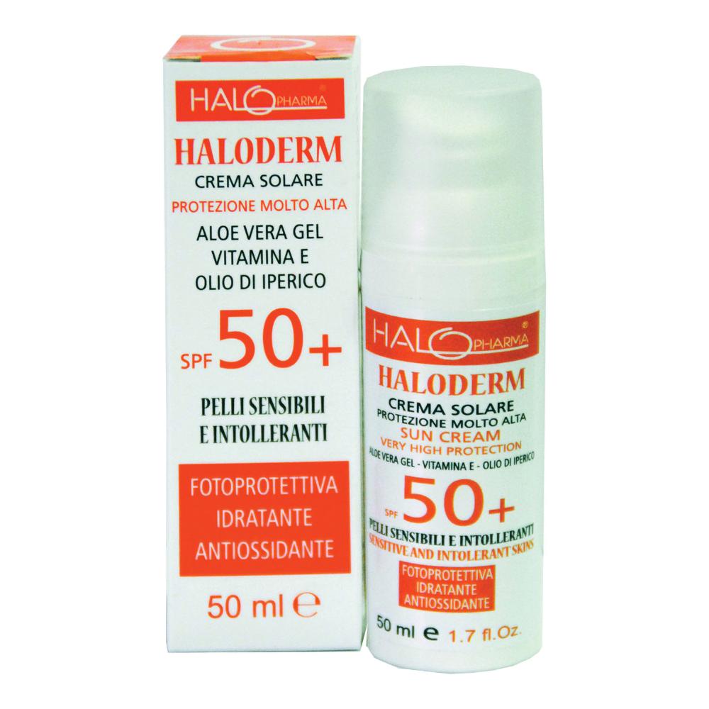 Haloderm Crema Solare SPF 50+ Protezione Alta 50 ml