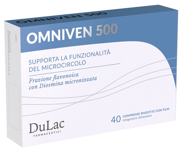 Omniven 500 Integratore Che Supporta La Funzionalità Del Microcircolo 40 Compresse