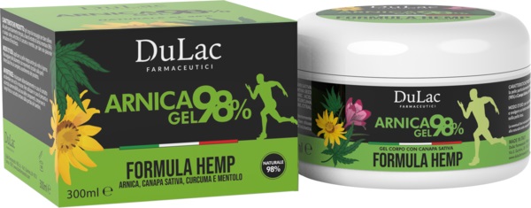Dulac Arnica Gel 98% Formula Hemp 300 ml
