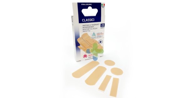 SETA BLU - CEROTTI CLASSICI ANATMOCI 25 PEZZI ASSORTITI — confronto prezzi